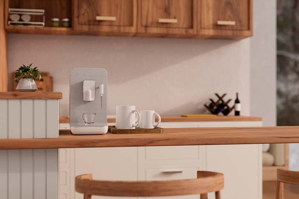 Copa moderna com garrafeira e filtro de água