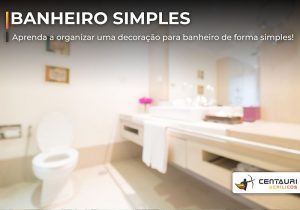 decoração de banheiro simples