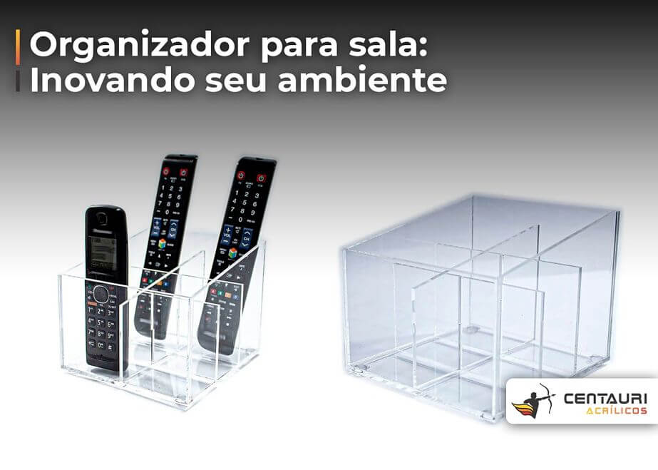 organizador com divisórias