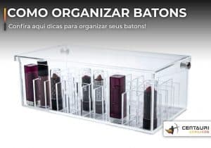 organizador de acrílico para batom