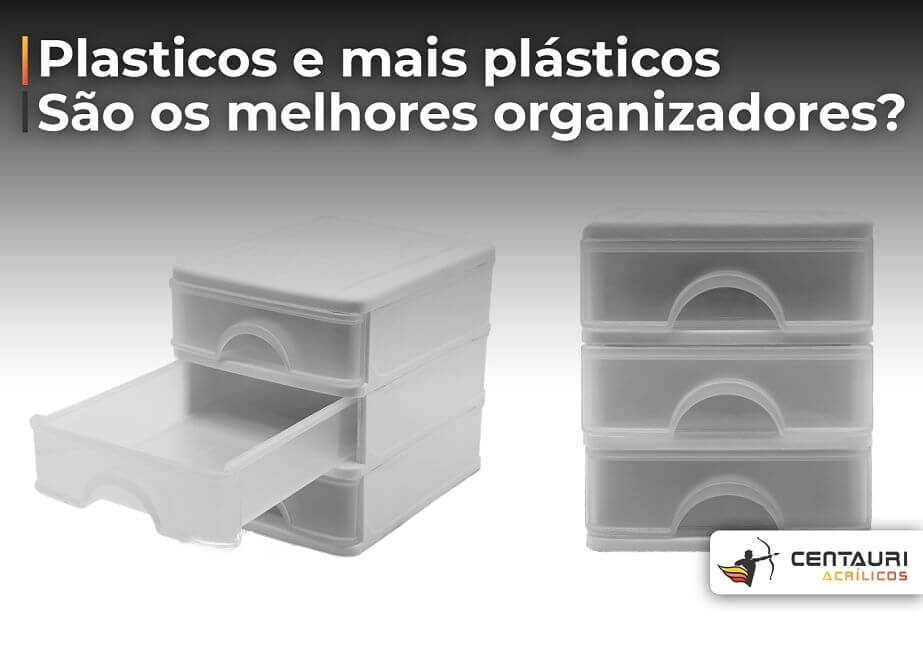 organizador de plastico com gavetas