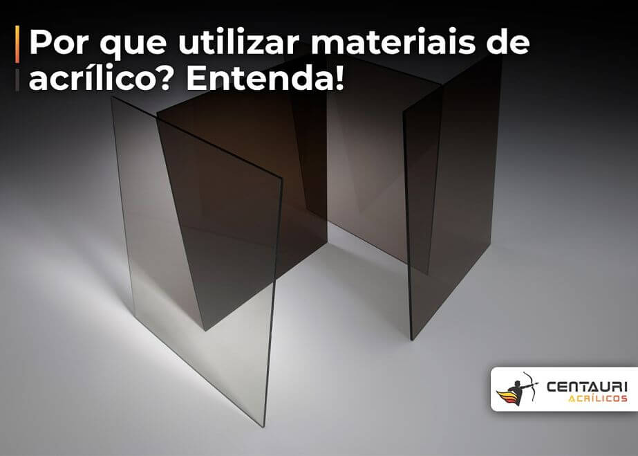placas de acrílico transparente e preto