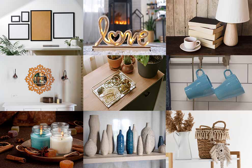 Vários itens para de coração