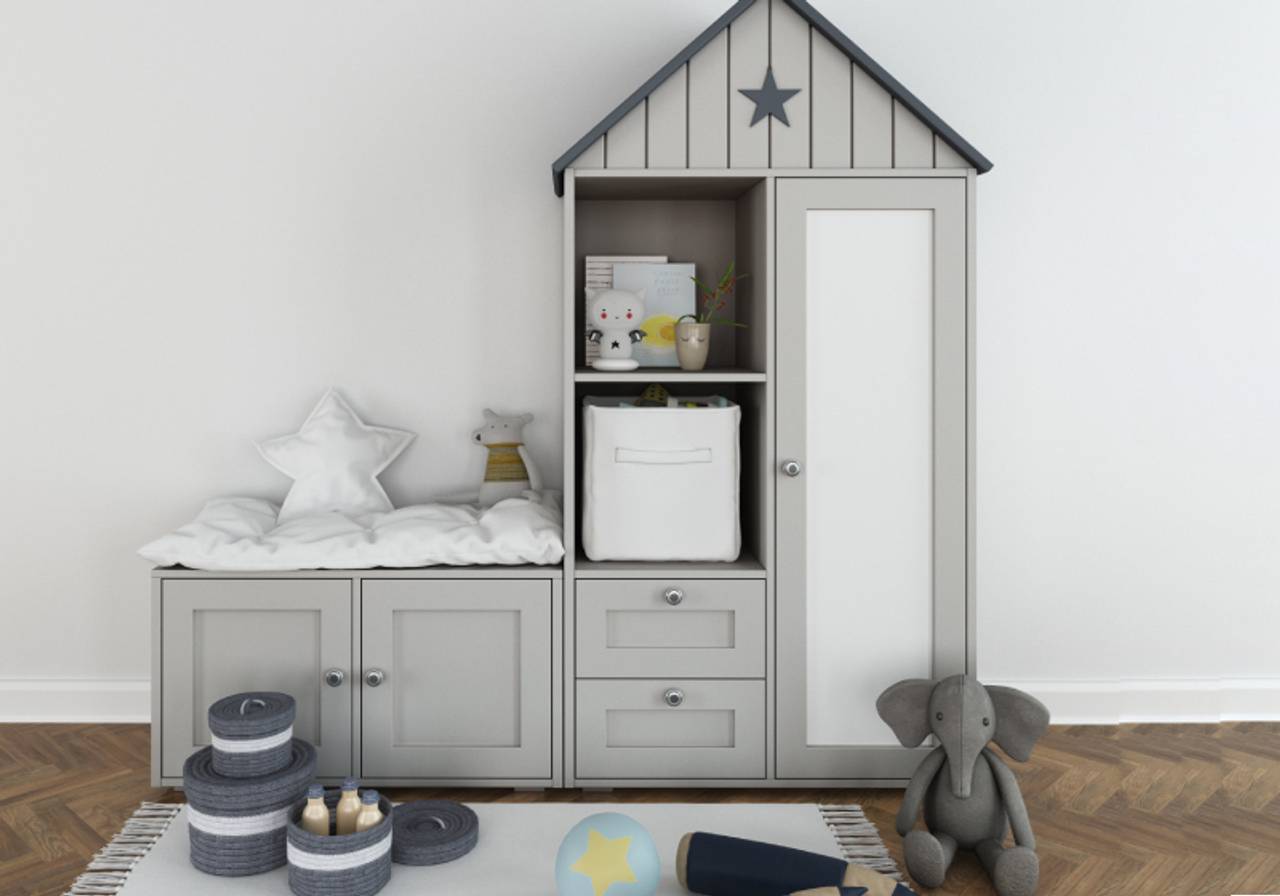 imagem de um quarto com 