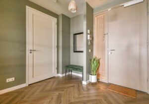 inteiro de hall de entrada de apartamento