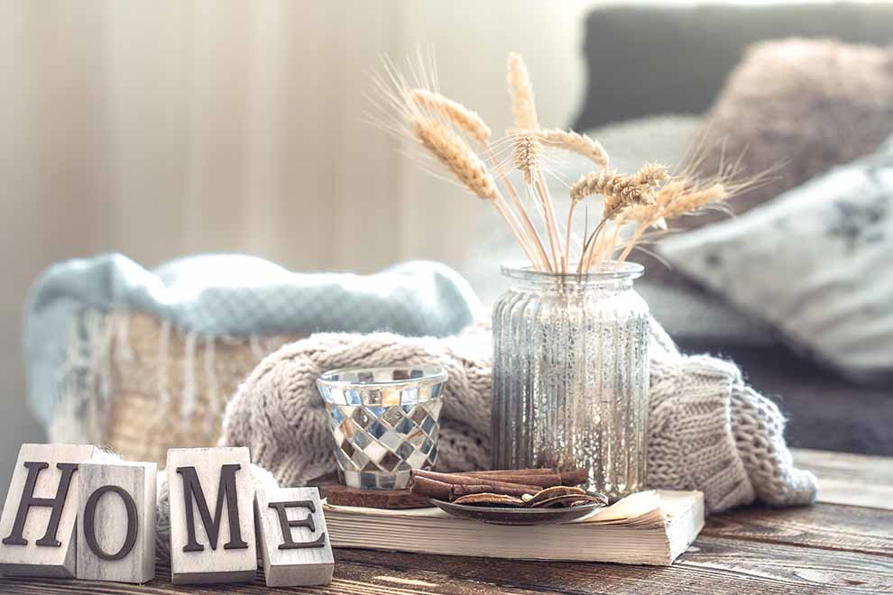 decoração de sala no estilo farmhouse