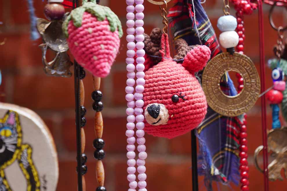 chaveiros artesanais de croche