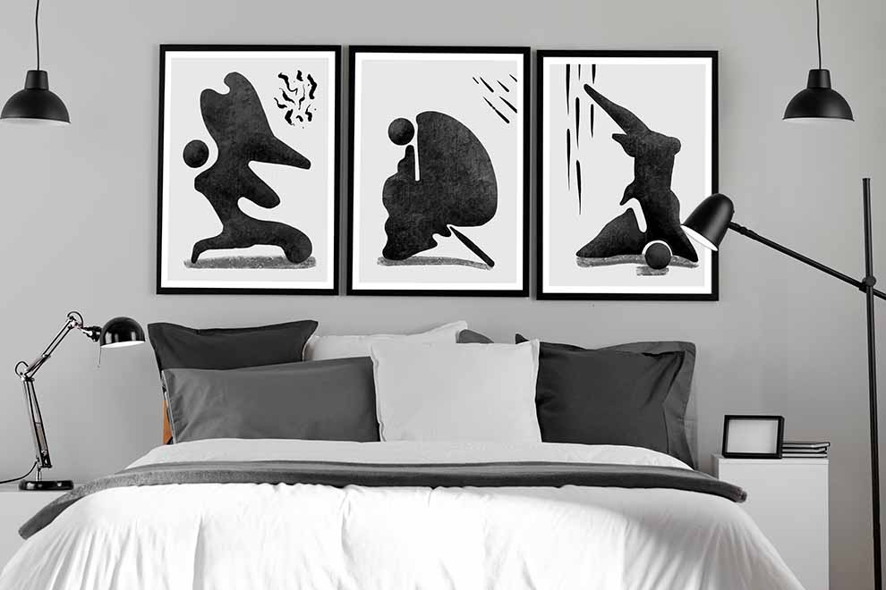 quadros com pinturas organicas abstratas